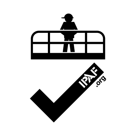 IPAF Tick Logo Black